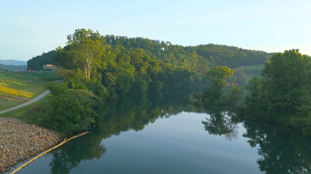 View of the Clinch River from The Launch venue